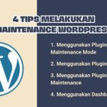 4 tips melakukan maintenance wordpress